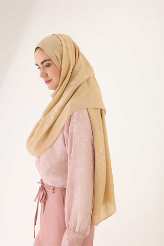Güneş Doğarken Açık Bej Ferah Tencel Şal 70x200