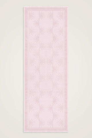 Güneş Doğarken Açık Pembe Pamuk İpek Şal 80x200