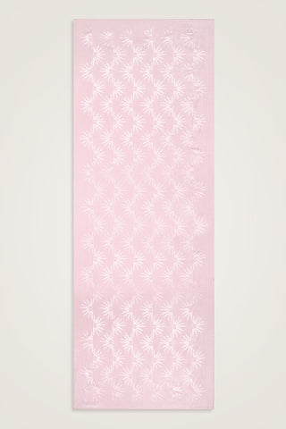 Güneş Doğarken Açık Pembe Shiny Jakar Şal 70x200