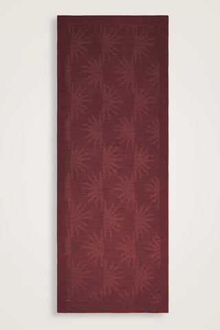 Güneş Doğarken Bordo Ferah Tencel Şal 70x200
