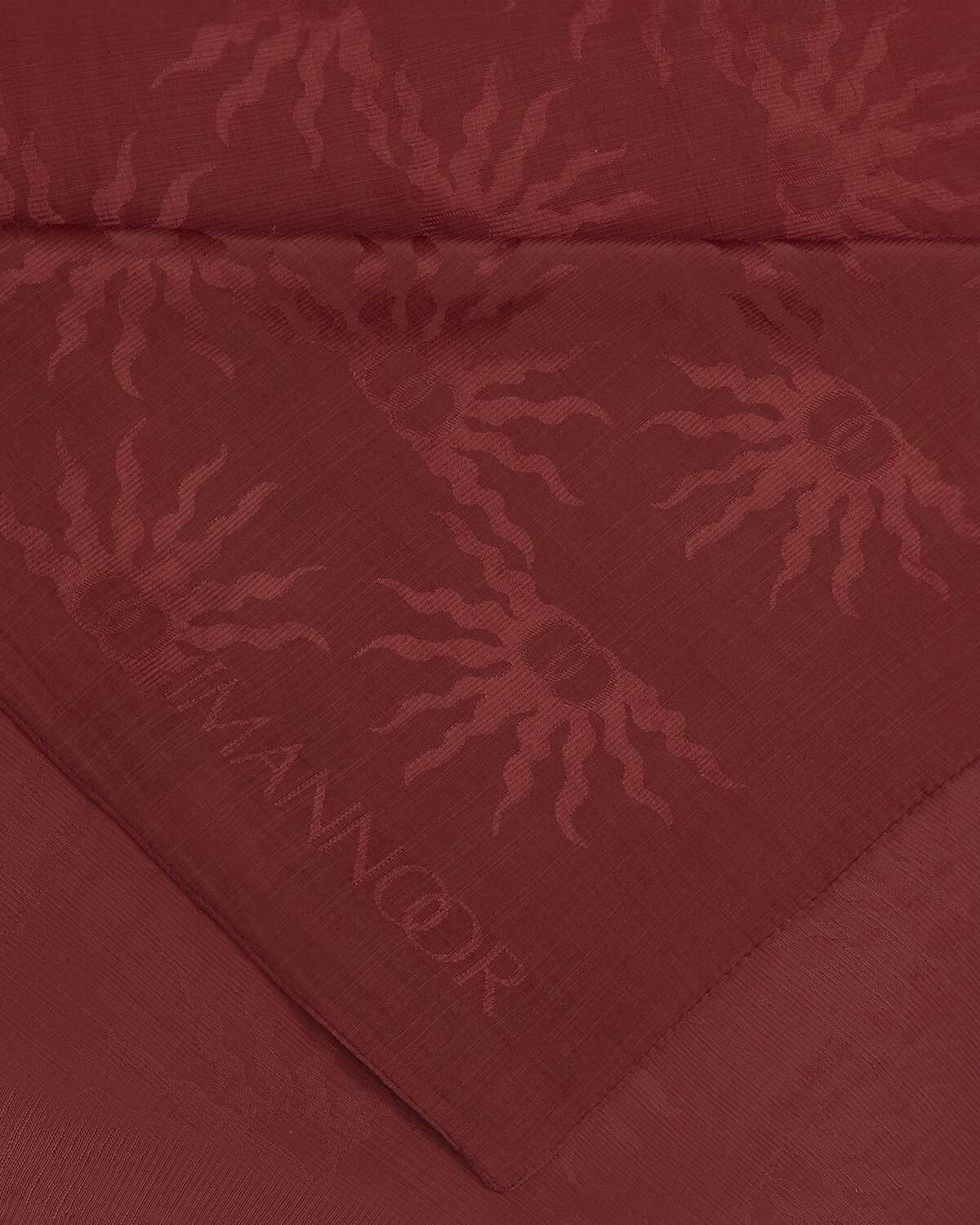 Güneş Doğarken Bordo Shiny Jakar Şal 70x200