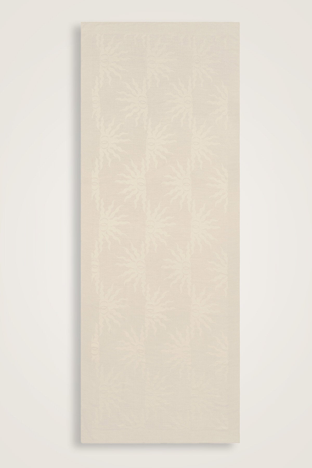 Güneş Doğarken Ekru Ferah Tencel Şal 70x200