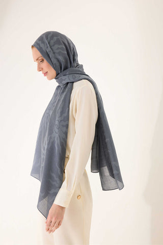 Güneş Doğarken Gri Ferah Tencel Şal 70x200