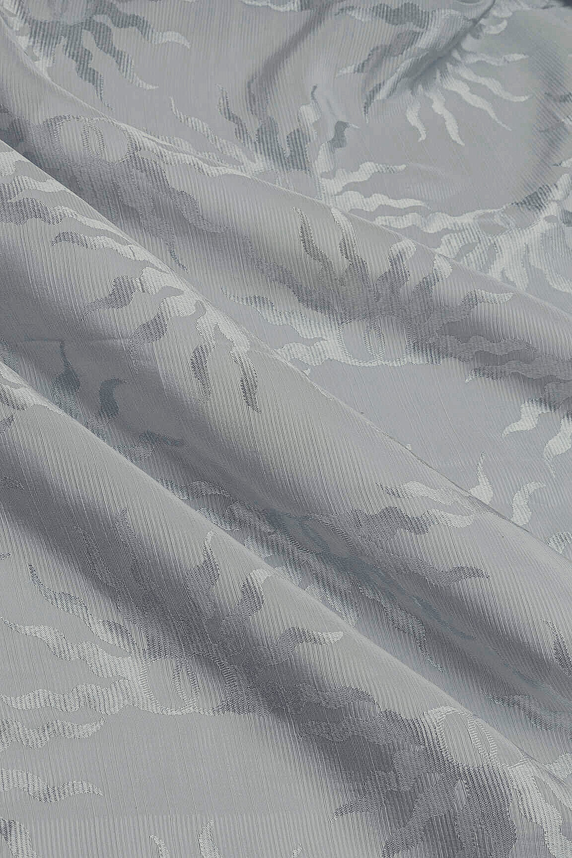 Güneş Doğarken Gri Shiny Jakar Şal 70x200