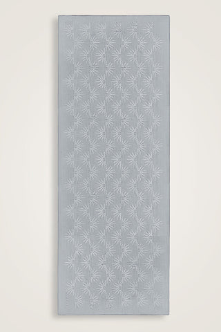 Güneş Doğarken Gri Shiny Jakar Şal 70x200