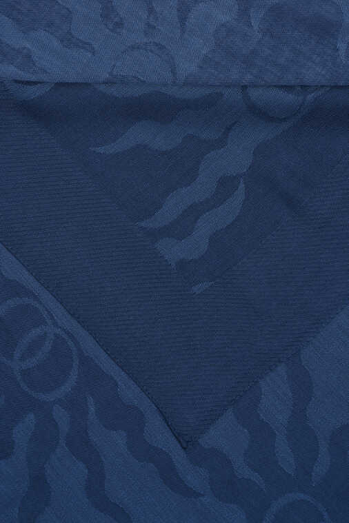 Güneş Doğarken Lacivert Ferah Tencel Şal 70x200