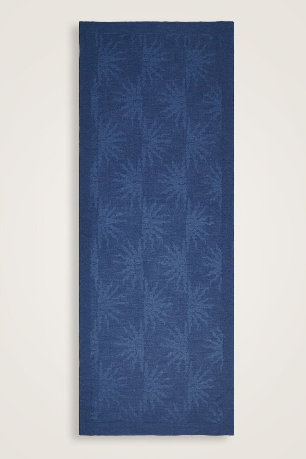 Güneş Doğarken Lacivert Ferah Tencel Şal 70x200