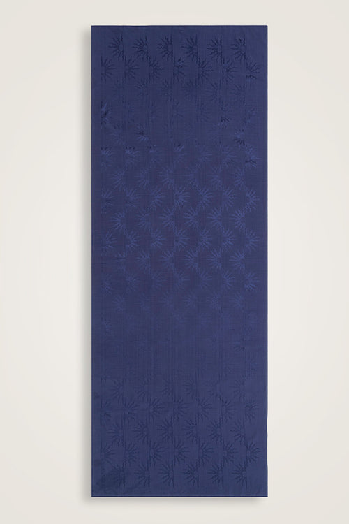 Güneş Doğarken Lacivert Shiny Jakar Şal 70x200