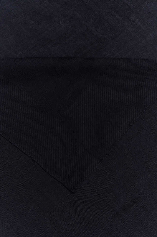 Güneş Doğarken Siyah Ferah Tencel Şal 70x200