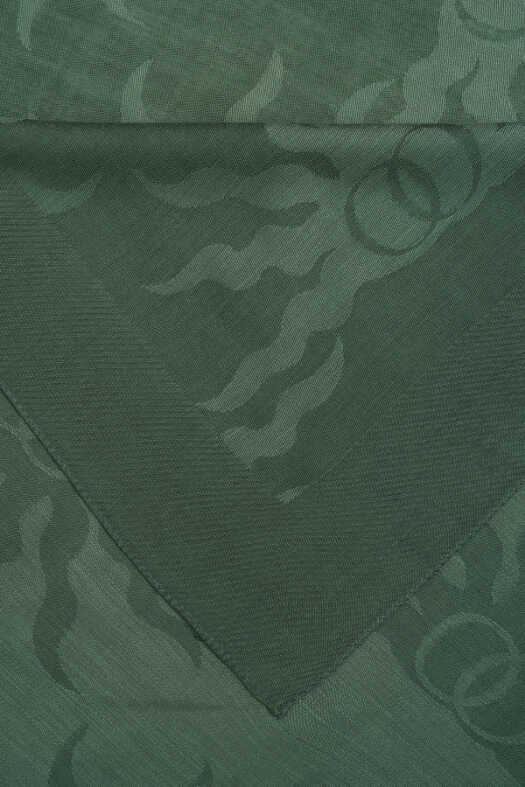 Güneş Doğarken Yeşil Ferah Tencel Şal 70x200