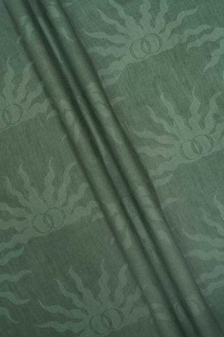 Güneş Doğarken Yeşil Ferah Tencel Şal 70x200