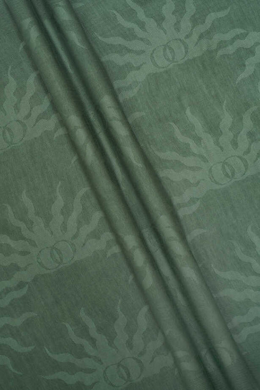 Güneş Doğarken Yeşil Ferah Tencel Şal 70x200
