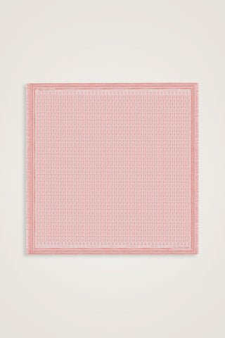 I Monogram Kırmızı İpek Eşarp 140x140