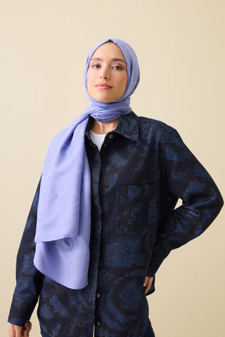 İman I Baklava Lavanta Ramy Jakar Şal 70x190