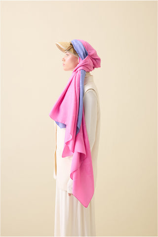 İman I Baklava Pembe Ramy Jakar Şal 70x190