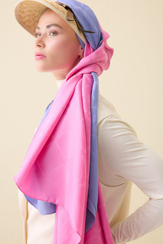 İman I Baklava Pembe Ramy Jakar Şal 70x190