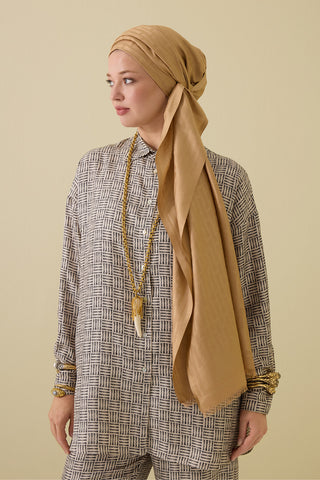 Iman I Bej İpek Şal 70x200
