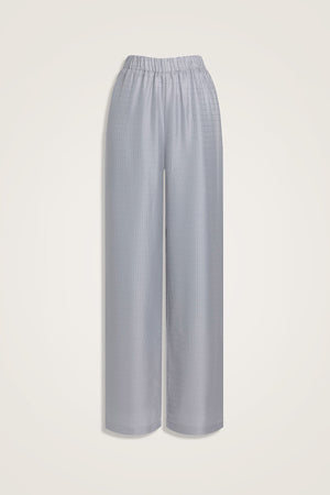 Iman I Silk Pajamas Pant Silver