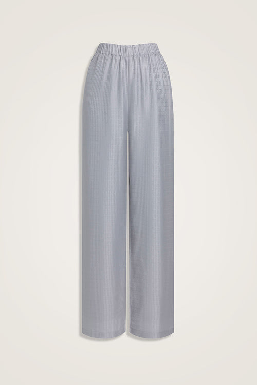 Iman I Silk Pajamas Pant Silver