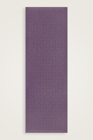 İman I Kafes Gri-Lila Tencel Pamuk İpek Şal 70x200
