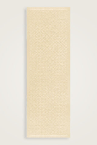 İman I Kafes Krem Tencel Pamuk İpek Şal 70x200