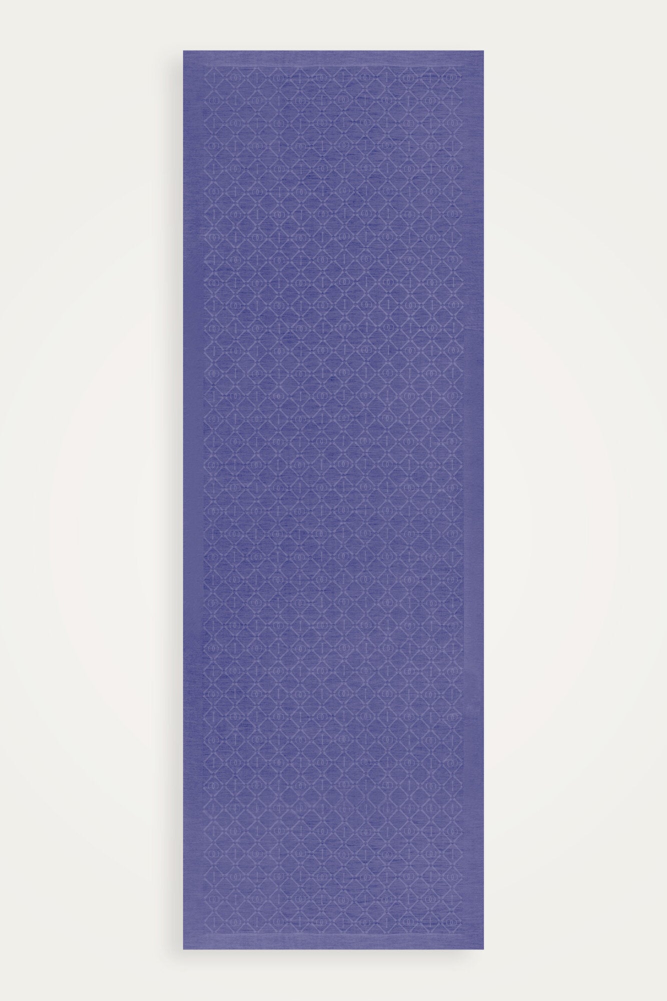 İman I Kafes Menekşe Tencel Pamuk İpek Şal 70x200