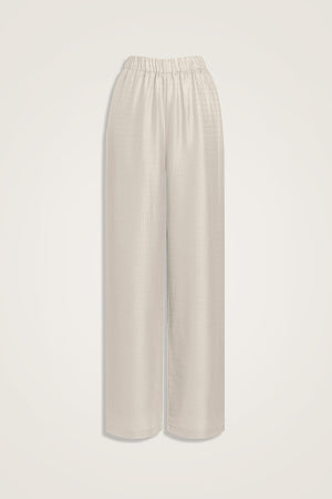Iman I Silk Pajamas Pant Cream