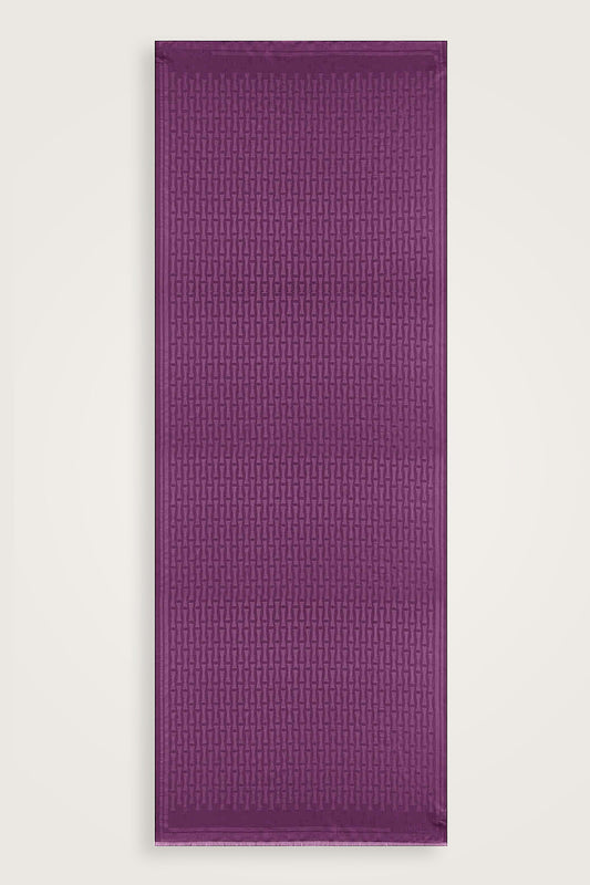 Iman I Mor İpek Şal 70x200