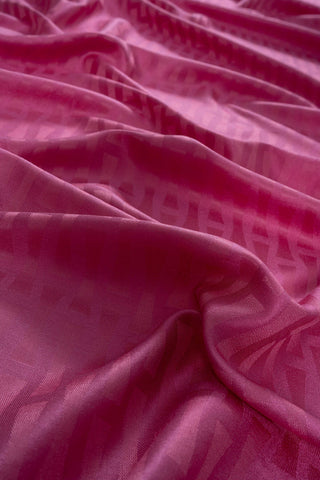 Iman I Pembe İpek Şal 70x200
