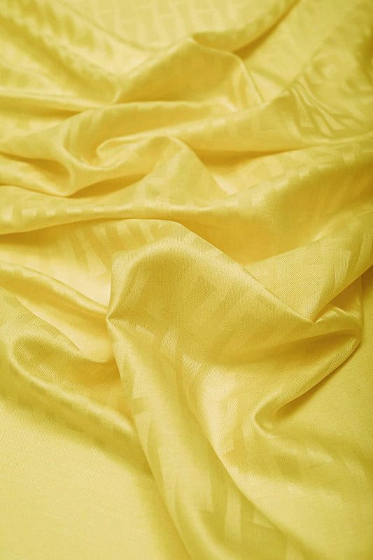 Iman I Sarı İpek Şal 70x200