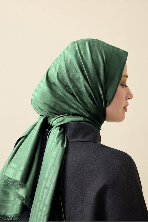 Iman Big Monogram Green