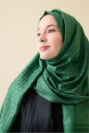 Iman Big Monogram Emerald Green