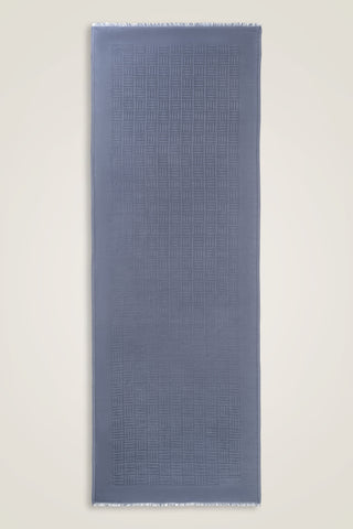 İman Kare Denim İpek Şal 70x200