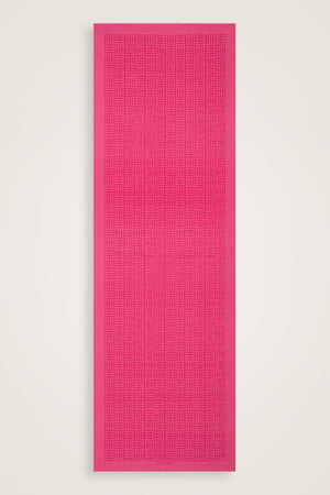 Iman Square Twill Silk Shawl Fuchsia