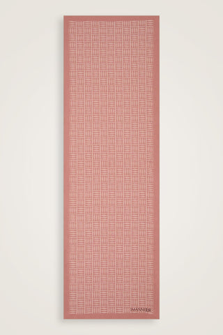 Iman Kare Pembe Tivil İpek Şal 70x210