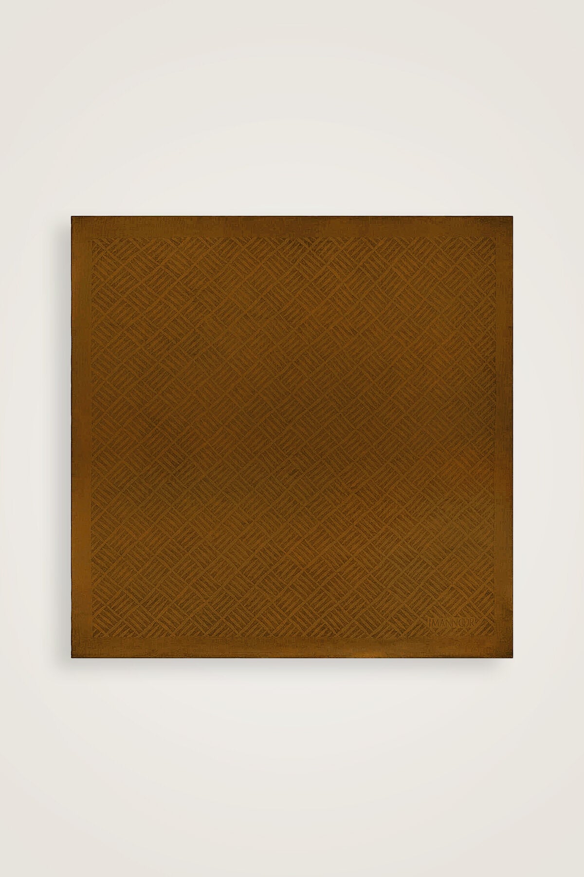 İman Kare V Haki Naia Pamuk Eşarp 90x90