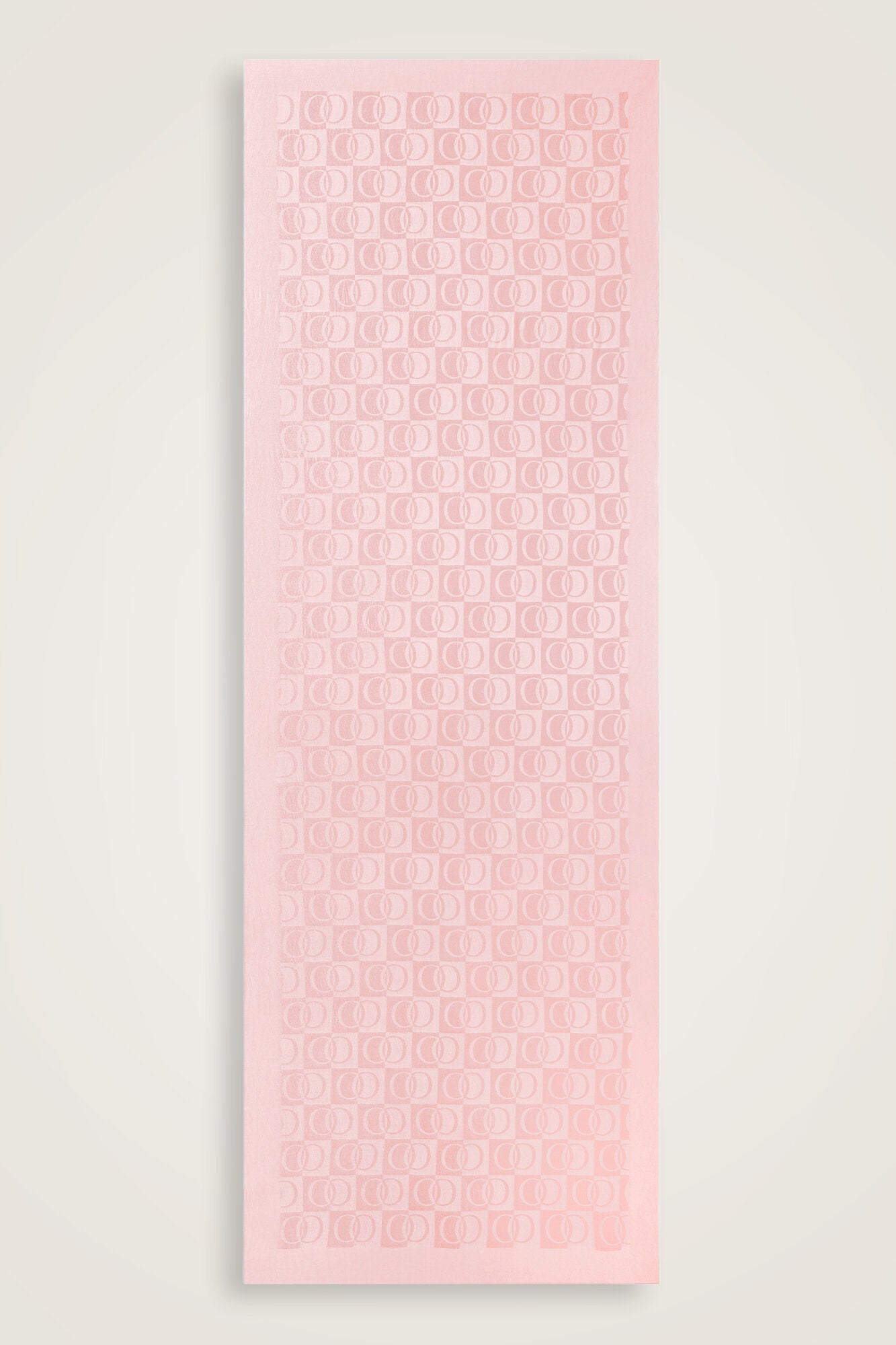 Dama Desen Açık Pembe Naia Pamuk Şal 70x200