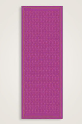 Karanfil Monogram Mor İpek Şal 70x200