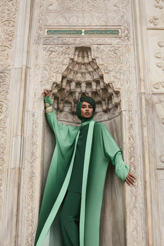 İmannoor x Rawdah Degrade Çağla İpek Kimono