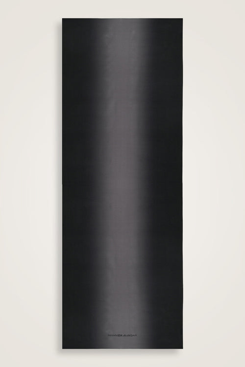 Imannoor x Rawdah Gradient Black Crepe Silk Shawl 70x210