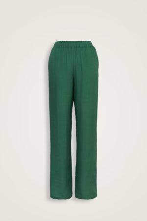 Imannoor x Rawdah Solid Color Cagla Silk Pants