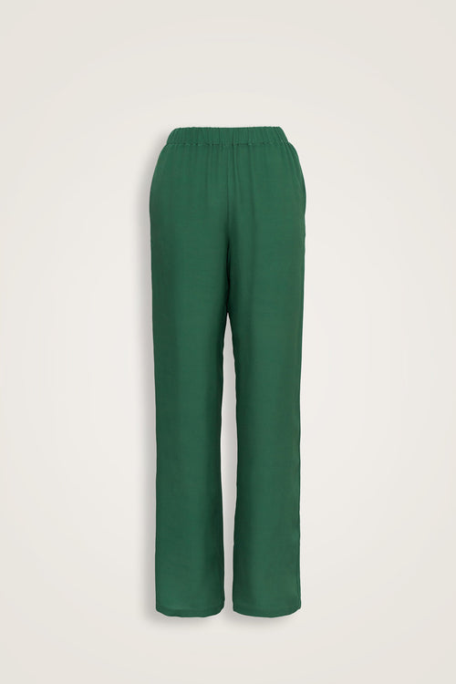 Imannoor x Rawdah Solid Color Cagla Silk Pants