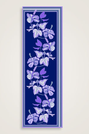 İmannoor x Rawdah Mekke Gülü Saks Floş Viskon Şal 70x210