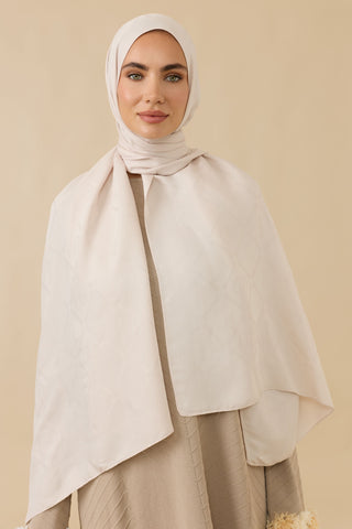 İman I Baklava Pudra Ramy Jakar Şal 70x190