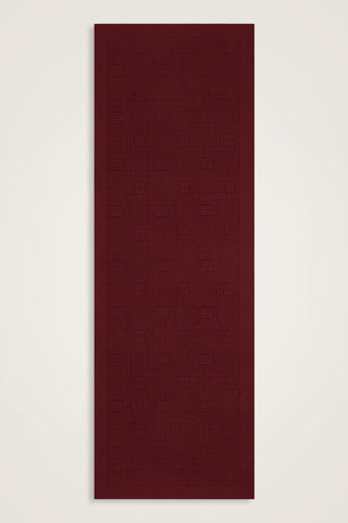Taş Duvar Logo Bordo Naia Jakar İpek Şal 70x210