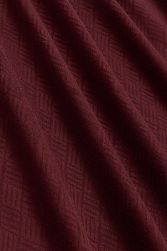 Taş Duvar Logo Bordo Naia Jakar İpek Şal 70x210