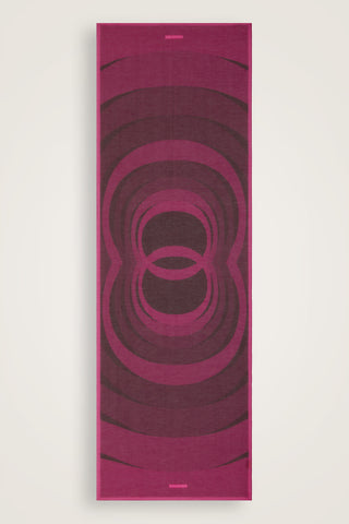 Hare Fuşya Pamuk Vual Şal 70x210