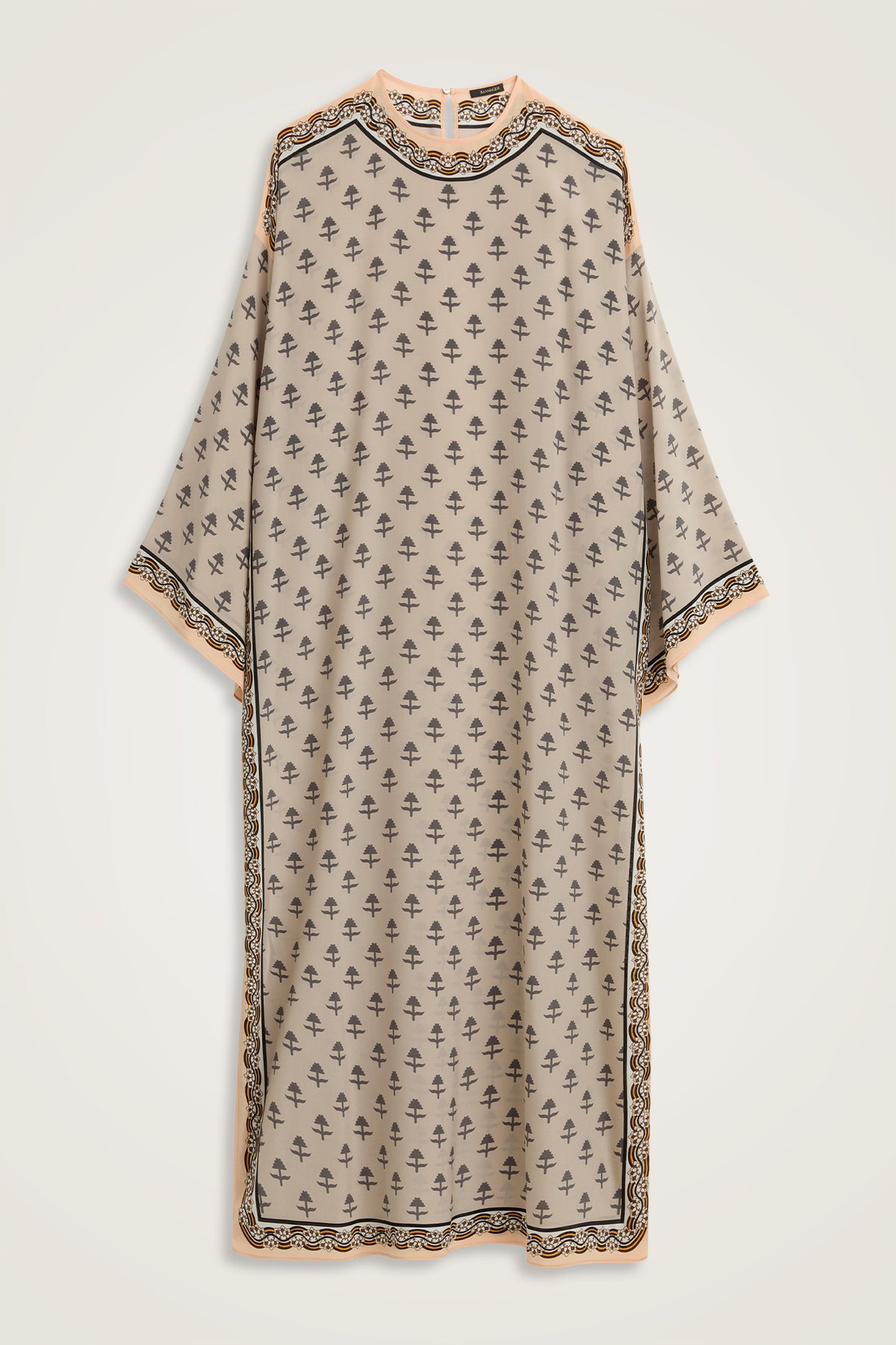 Nilüfer Bej Krep İpek Elbise