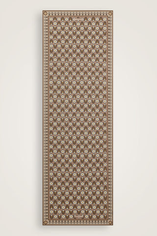 Ters Lale Bej Pamuk İpek Şal 70x210