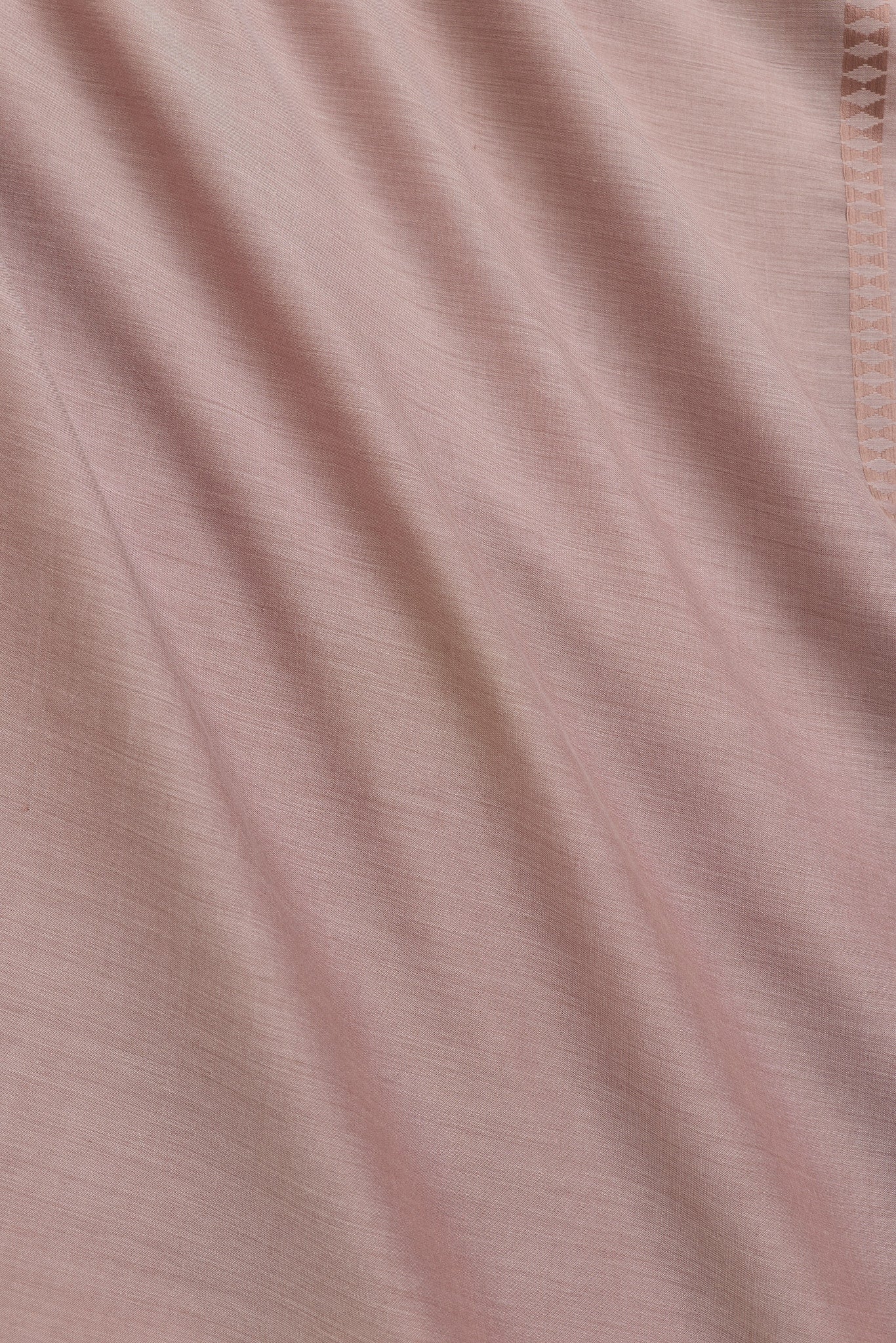 Bordür İman I Bulutlu Pembe Modal İpek Şal 70x200